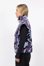 Ball Fleece Vest - Purple Stray