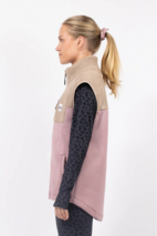 Lumberjackie Sherpa Vest - Sand / Faded Woodrose | XXL