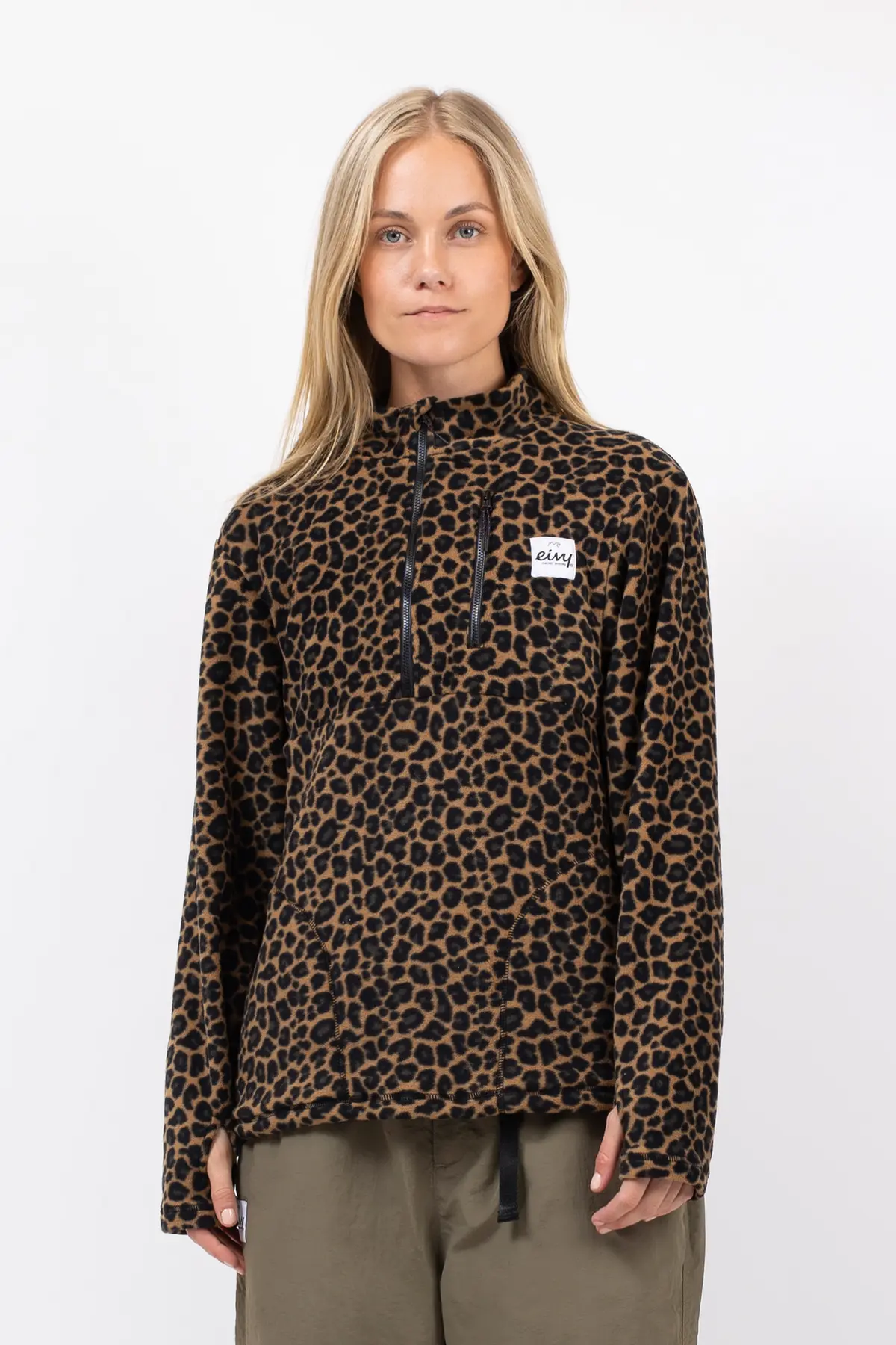 Techlight Halfzip Fleece - Leopard