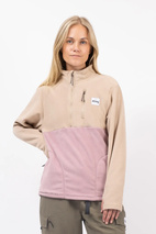 Techlight Halfzip Fleece - Sand / Faded Woodrose