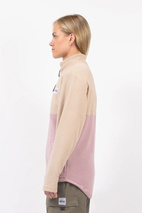 Techlight Halfzip Fleece - Sand / Faded Woodrose