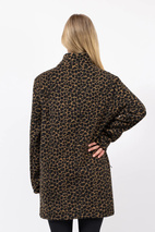 Versa Sherpa Coat - Leopard