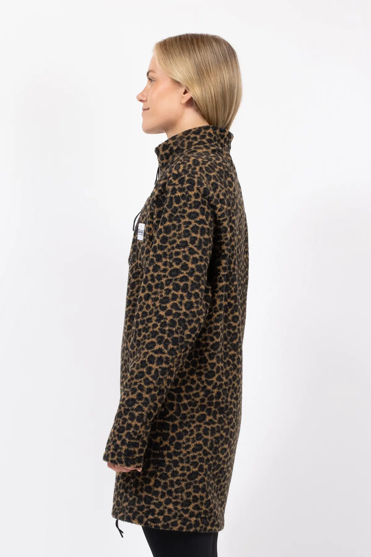Versa Sherpa Coat - Leopard