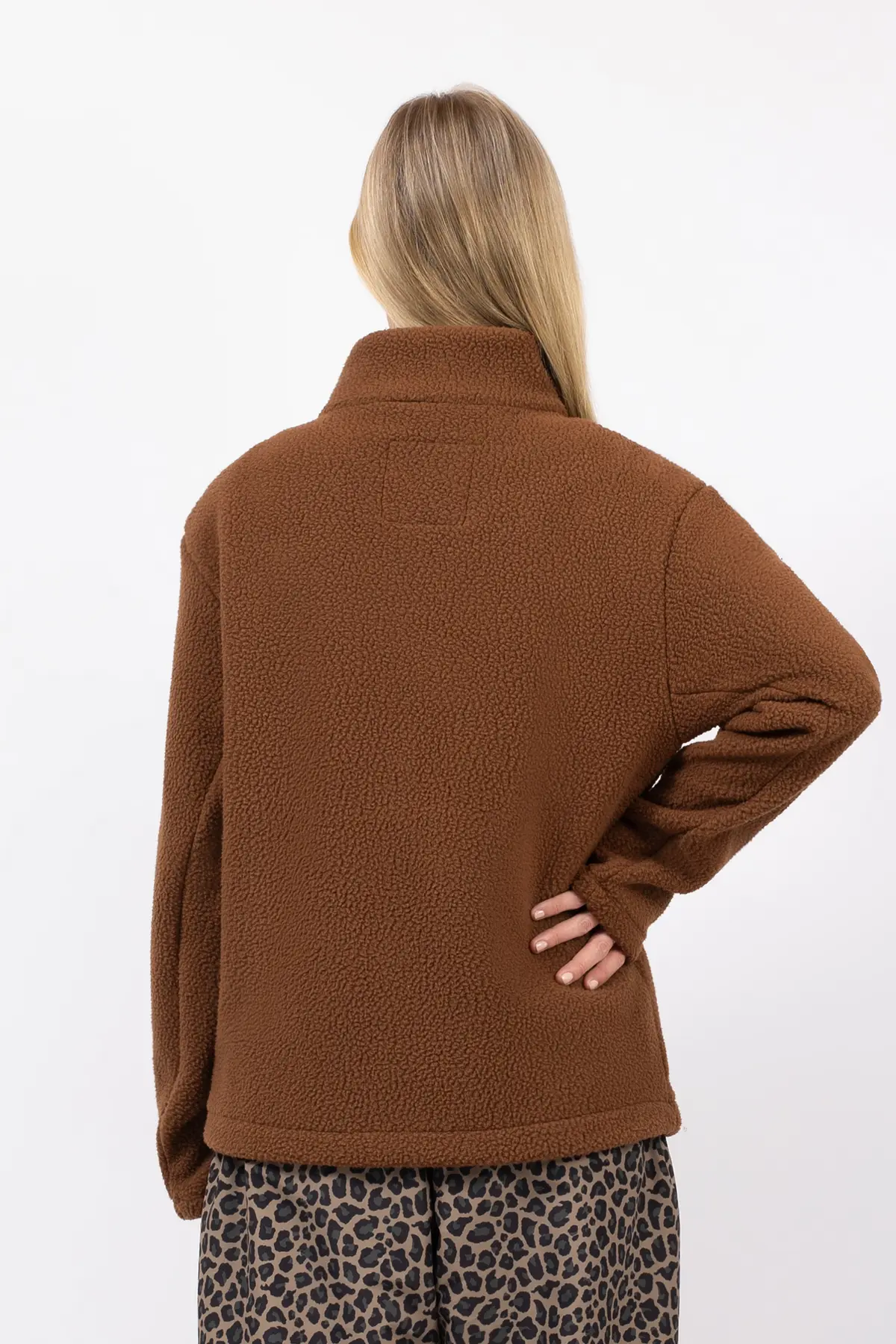 Versa Sherpa Jacket - Brown