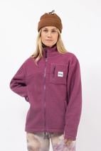 Versa Sherpa Jacket - Pinkgundy
