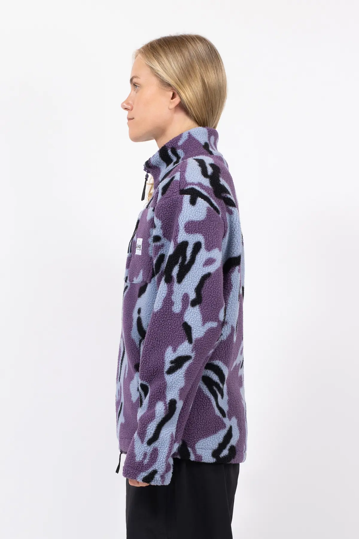 Versa Sherpa Jacket - Purple Stray