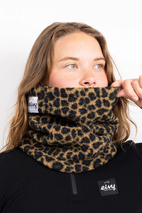 Beanie Sherpa Neckwarmer - Leopard | One Size