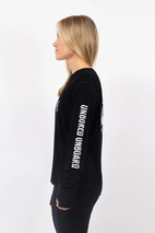 Loose Fit MX Merino Wool Rib Top - Black