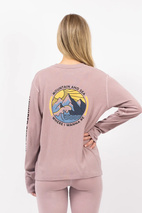 Loose Fit MX Merino Wool Rib Top - Faded Woodrose