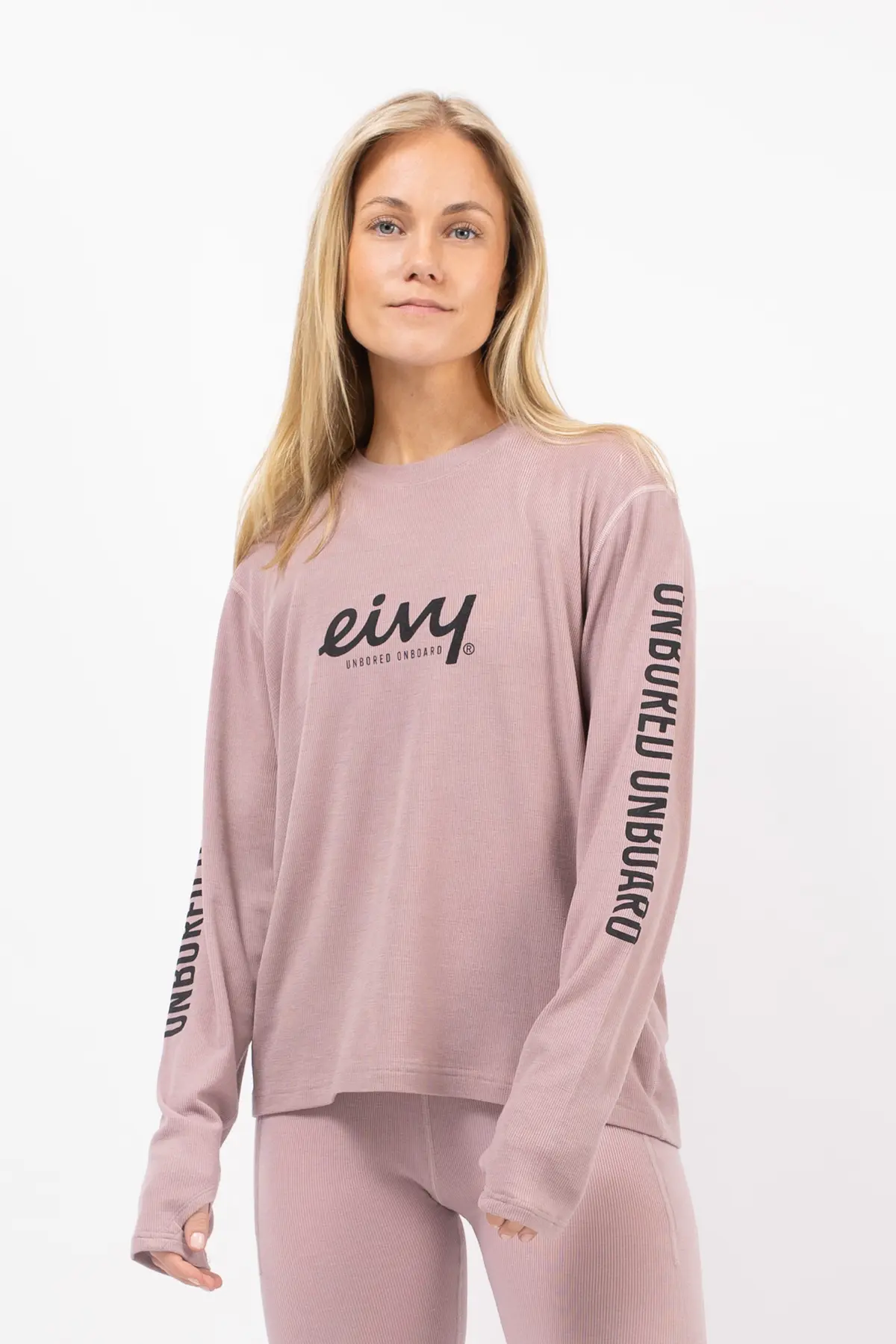 Loose Fit MX Merino Wool Rib Top - Faded Woodrose