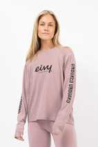 Loose Fit MX Merino Wool Rib Top - Faded Woodrose