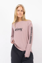 Loose Fit MX Merino Wool Rib Top - Faded Woodrose