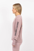 Loose Fit MX Merino Wool Rib Top - Faded Woodrose