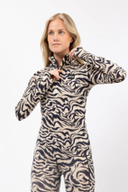 Journey Merino Wool Top - Animal Swirl