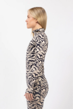 Journey Merino Wool Top - Animal Swirl