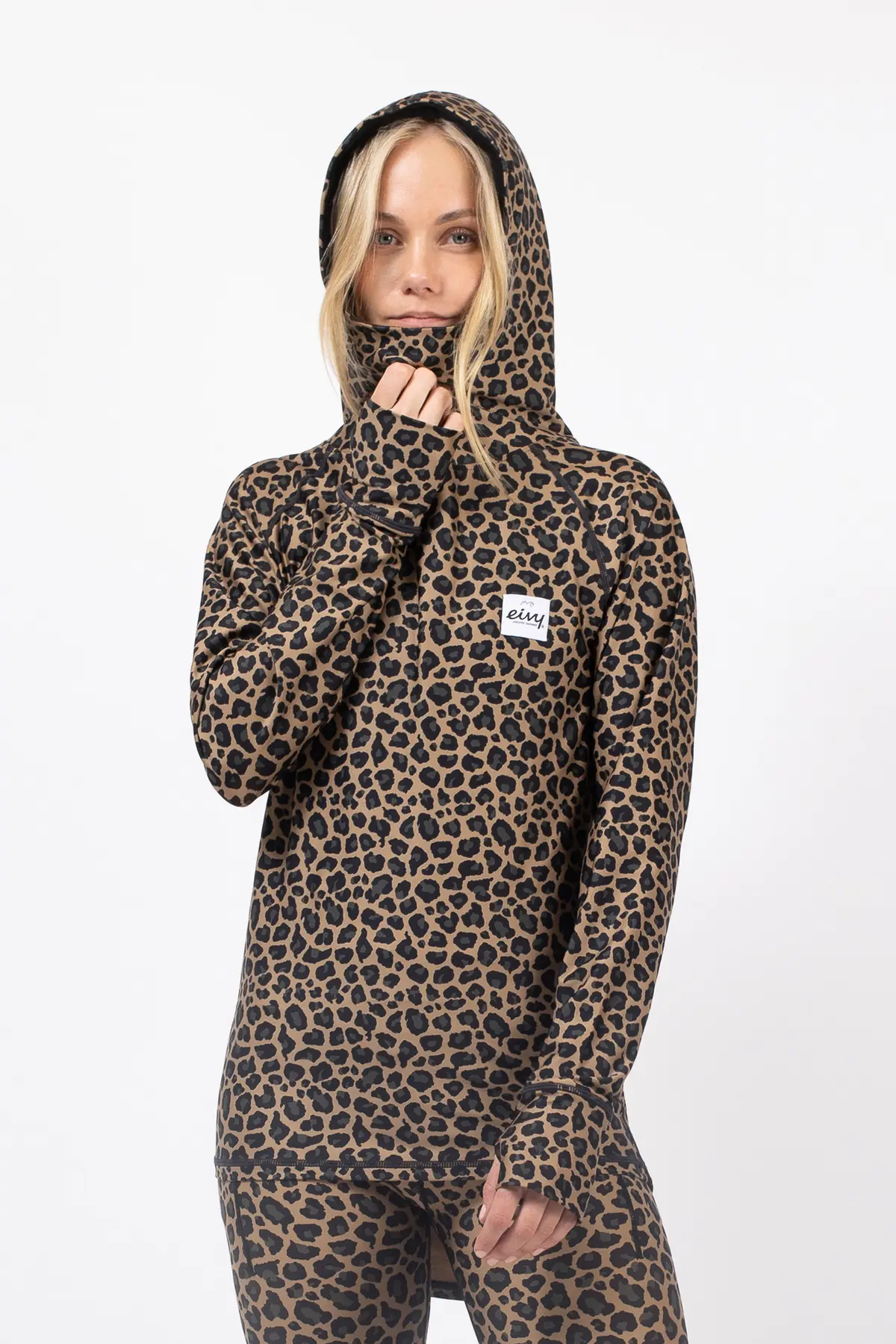 Icecold Hood Top - Leopard