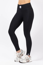 Pocket Rib Tights - Black