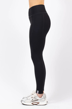 Pocket Rib Tights - Black