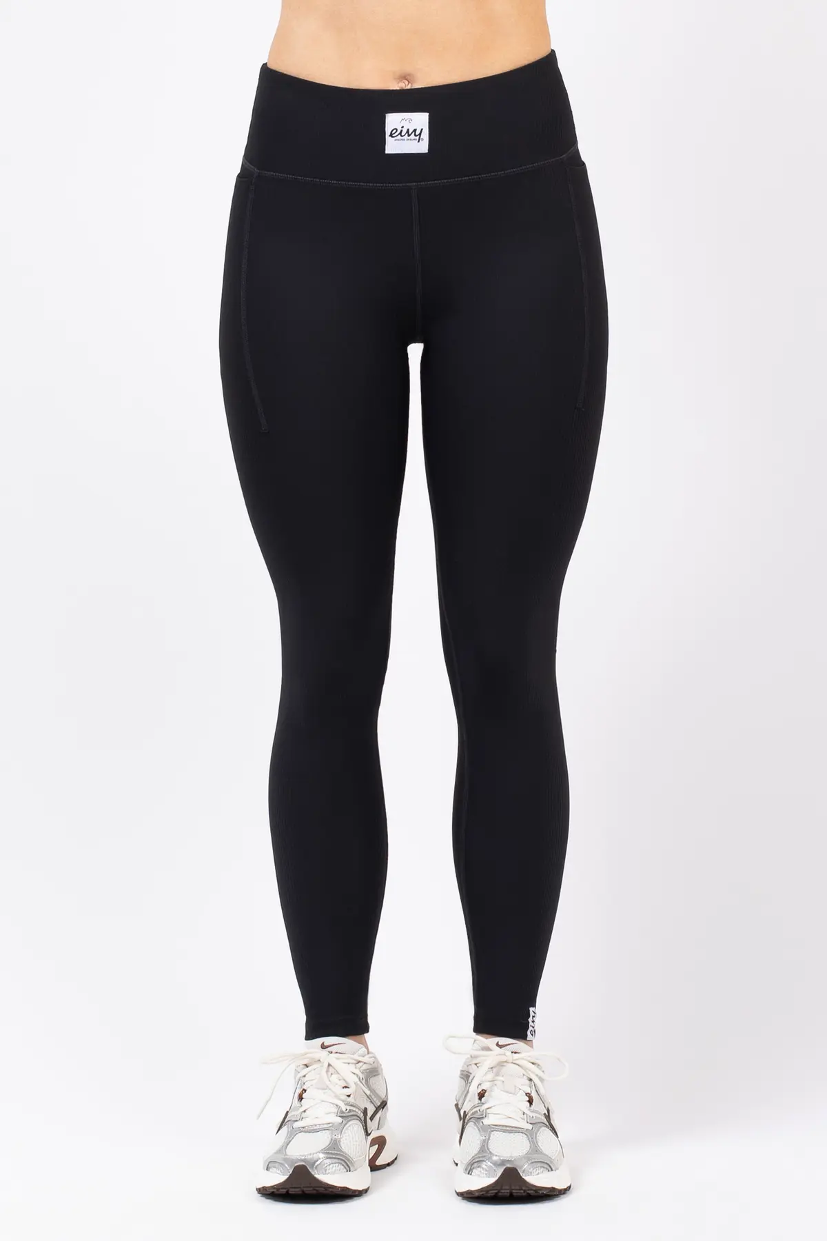Pocket Rib Tights - Black