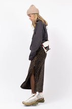 Versa Fleece Mountain Skirt - Leopard