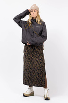 Versa Fleece Mountain Skirt - Leopard