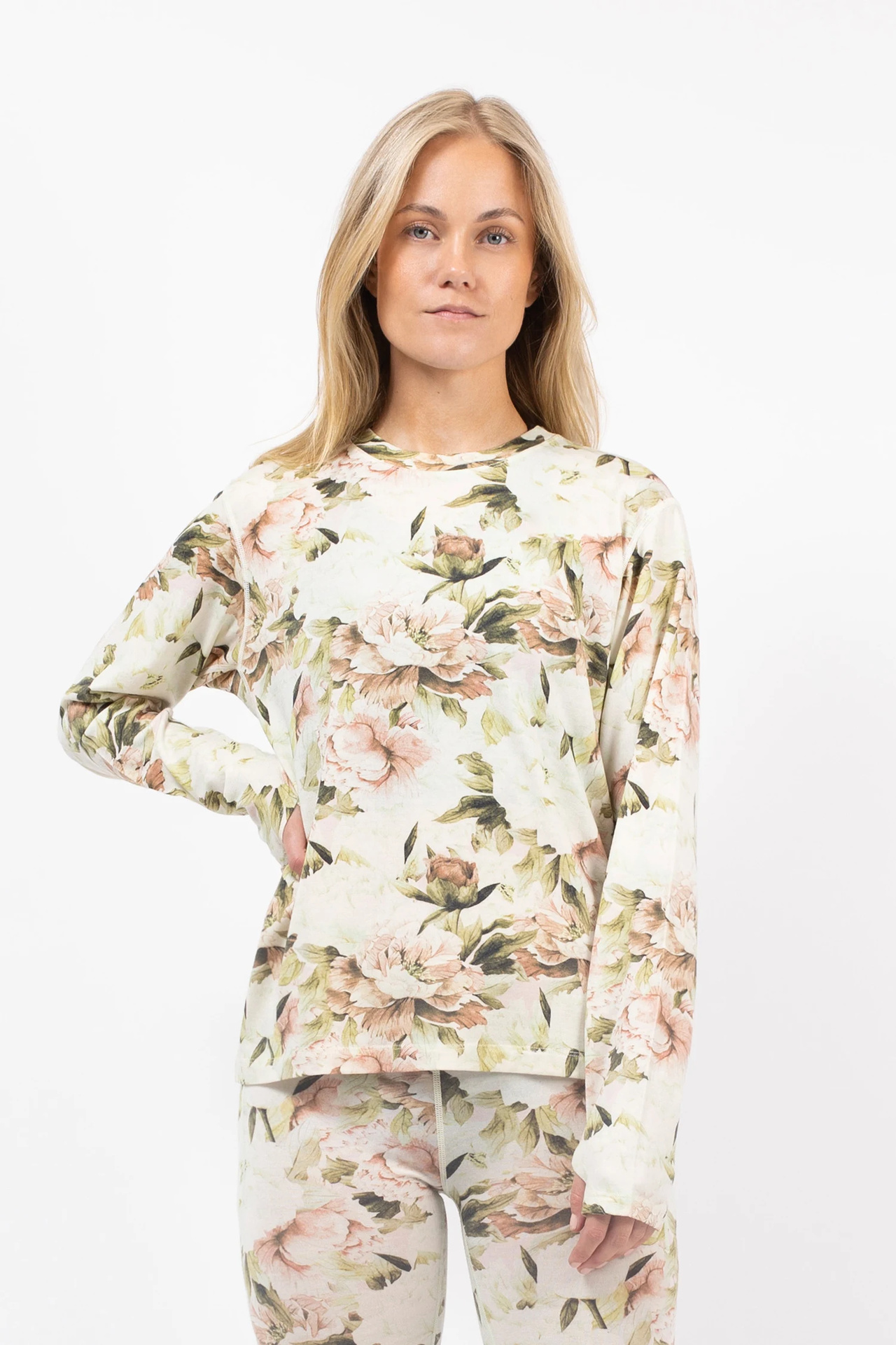 Loose Fit Merino Wool Top - Bloom