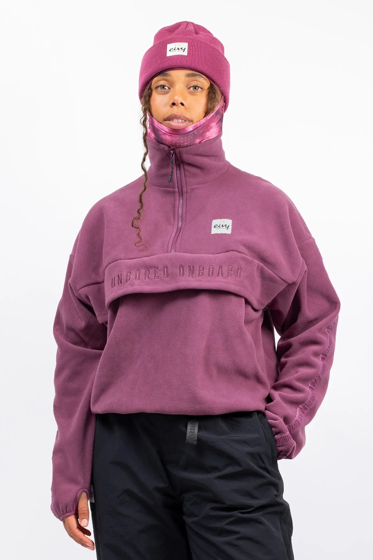 Ball Fleece - Pinkgundy