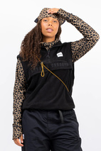 Ball Fleece Vest - Black