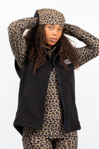 Lumberjackie Sherpa Vest - Black | S