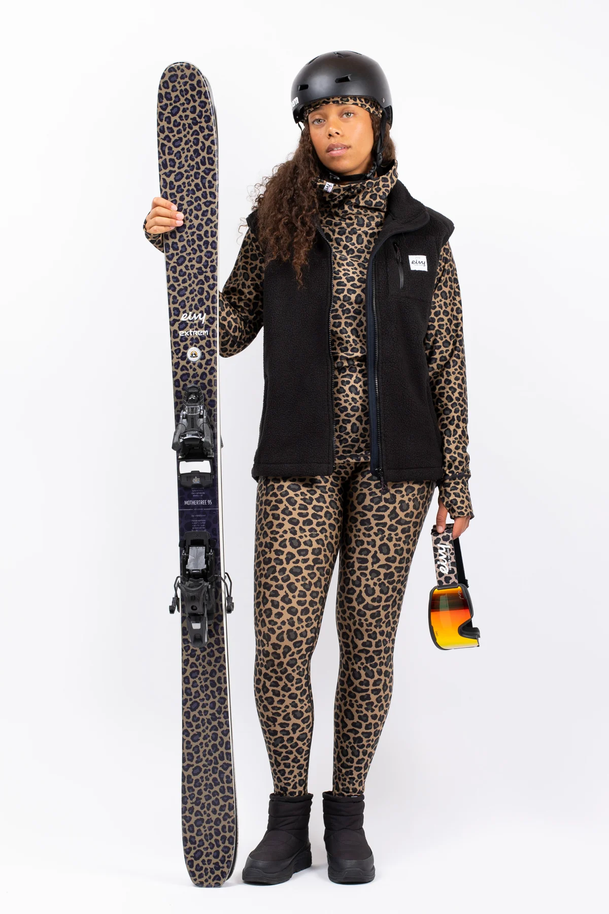 Lumberjackie Sherpa Vest - Black