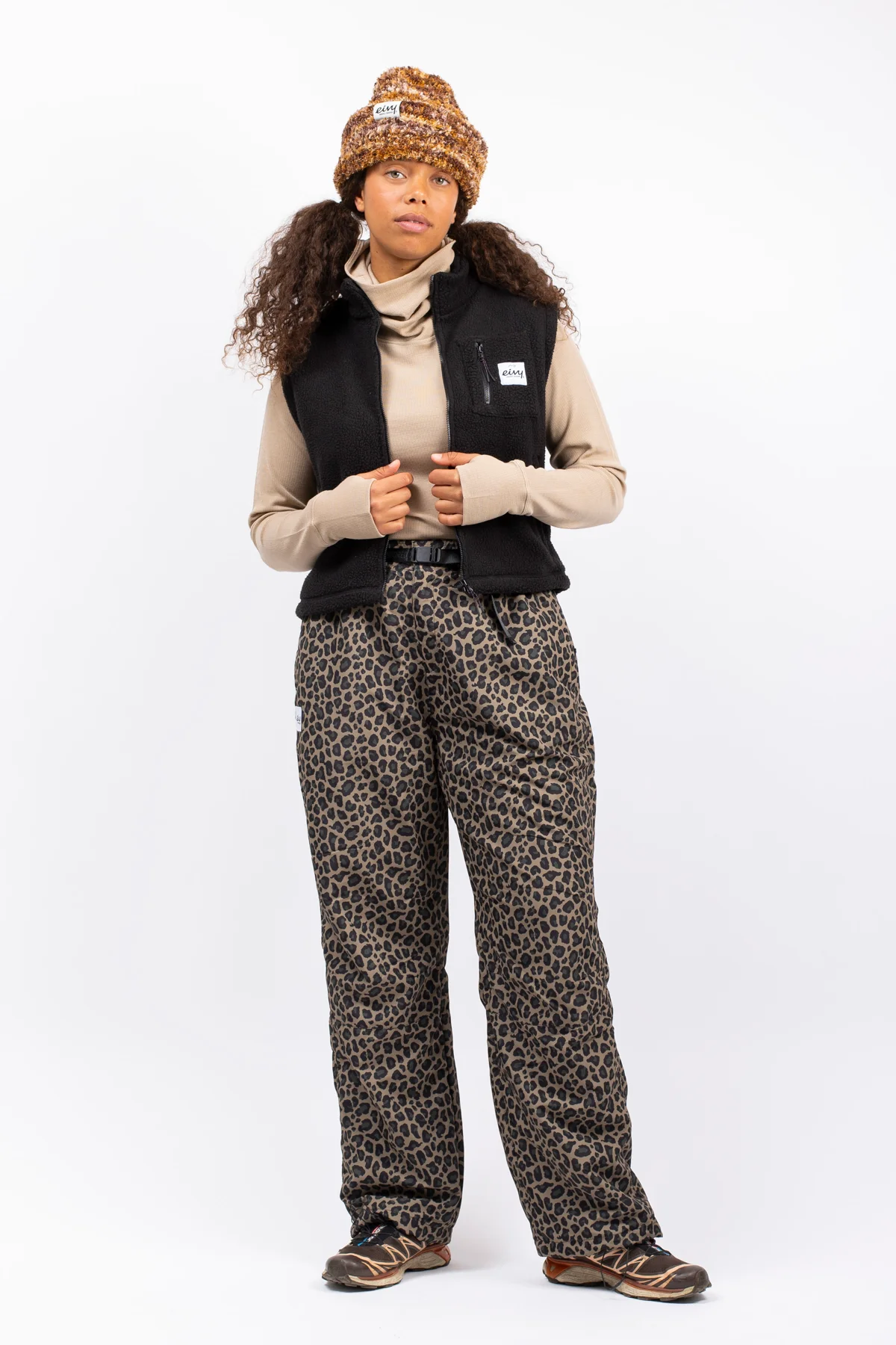 Boxy Sherpa Vest - Black