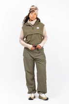 Oversized Outdoor Pants - Olive | S