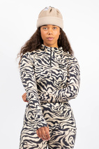 Journey Merino Wool Top - Animal Swirl