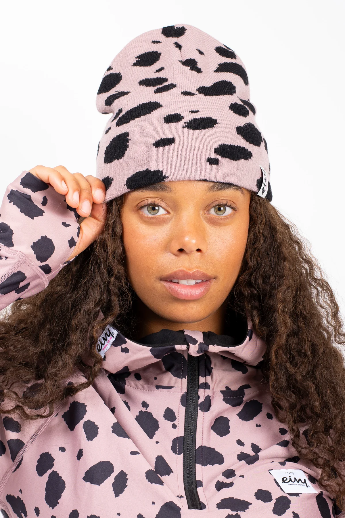 Mid Beanie - Woodrose Cheetah | One Size