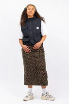 Versa Fleece Mountain Skirt - Leopard