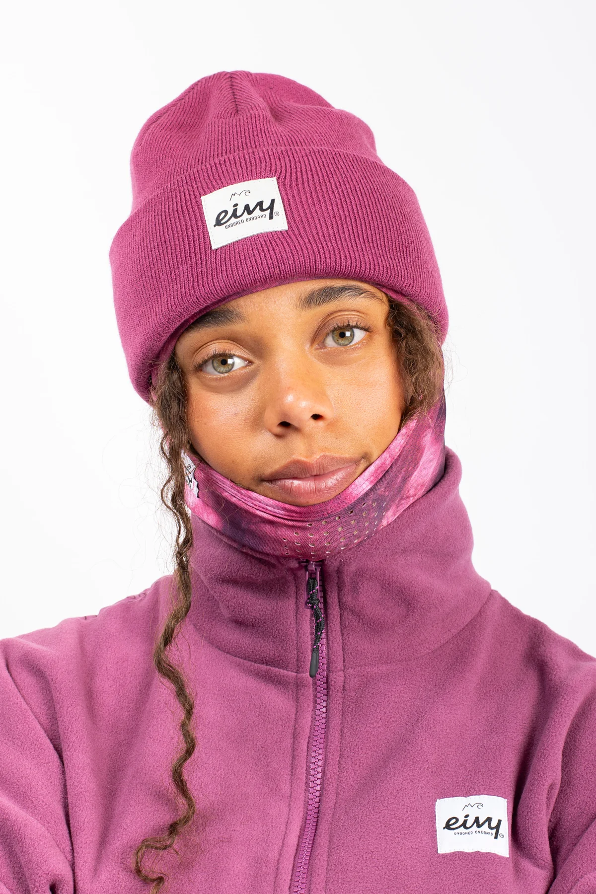 Watcher Beanie - Pinkgundy | One Size