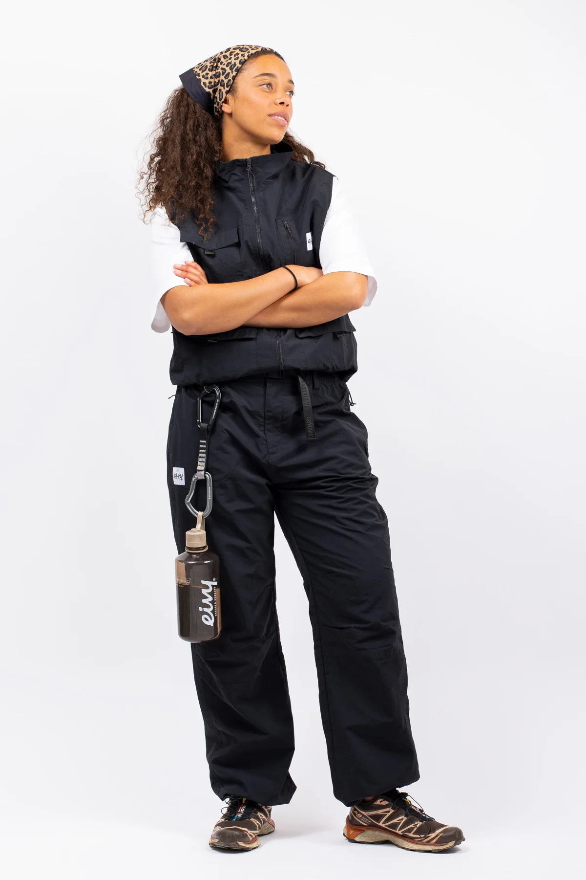 Windbreaker Utility Vest - Black