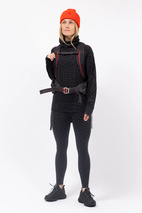 Icecold Merino Wool Top - Black Leopard