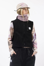 Boxy Sherpa Vest - Black