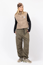 Boxy Sherpa Vest - Sand