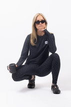 Versa Loose Fit Top - Black Leopard | XL