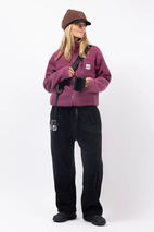 Versa Sherpa Jacket - Pinkgundy