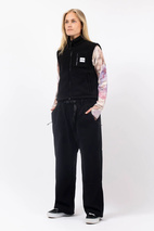 Boxy Sherpa Vest - Black