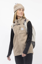 Lumberjackie Sherpa Vest - Sand | XXS
