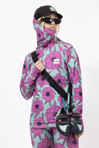 Icecold Gaiter Top - Turquoise Flower | XXS