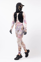 Pocket Merino Wool Tights - Aquarelle