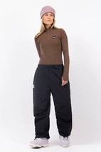 Journey Merino Wool Rib Top - Brown