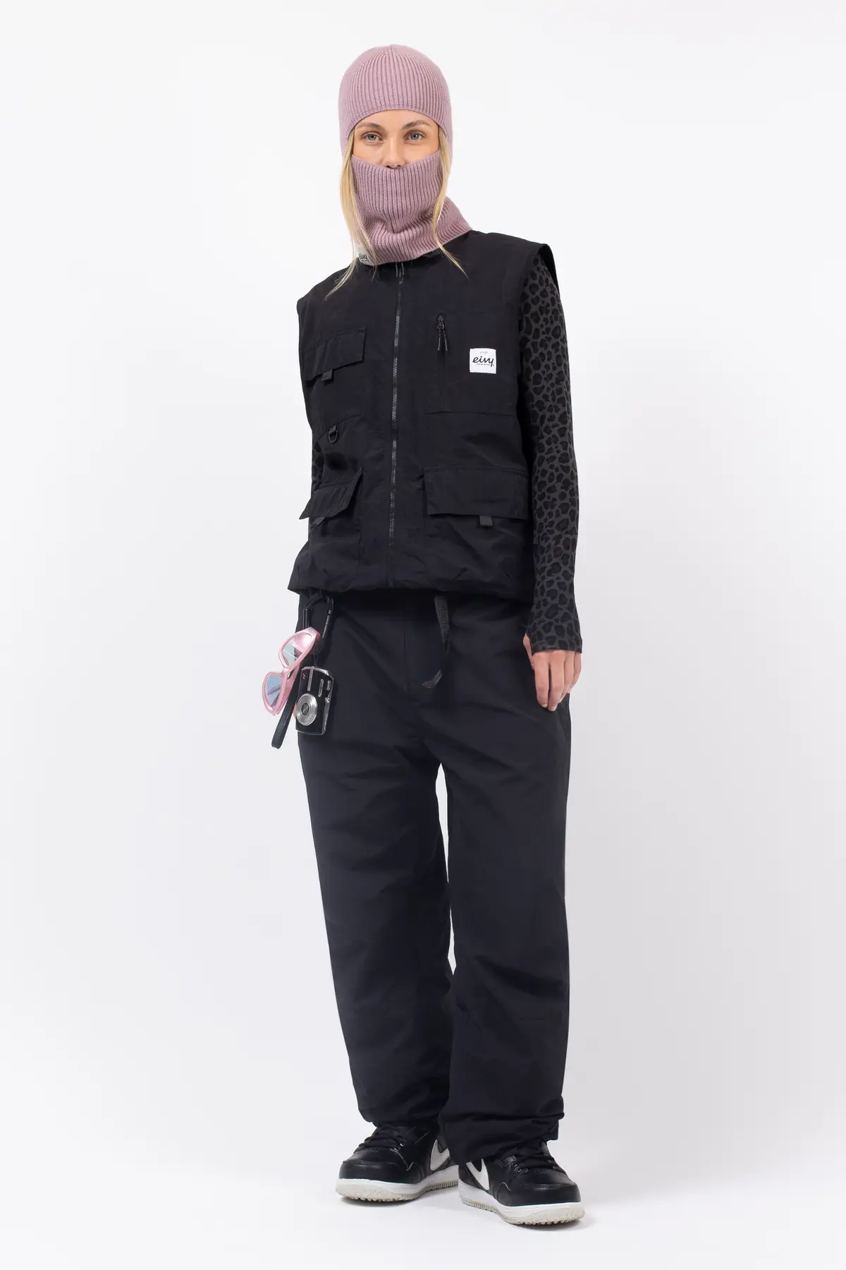 Windbreaker Utility Vest - Black