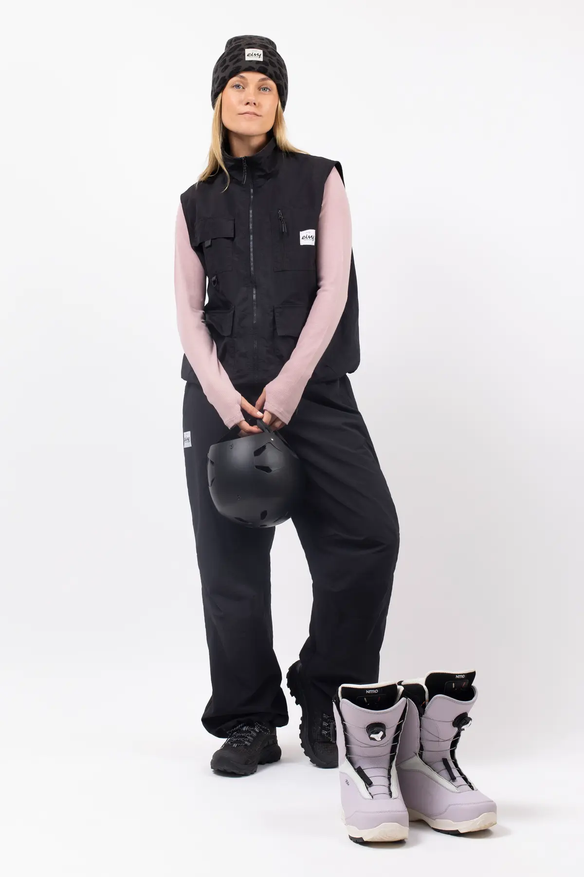 Windbreaker Utility Vest - Black