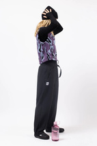 Boxy Sherpa Vest - Purple Stray